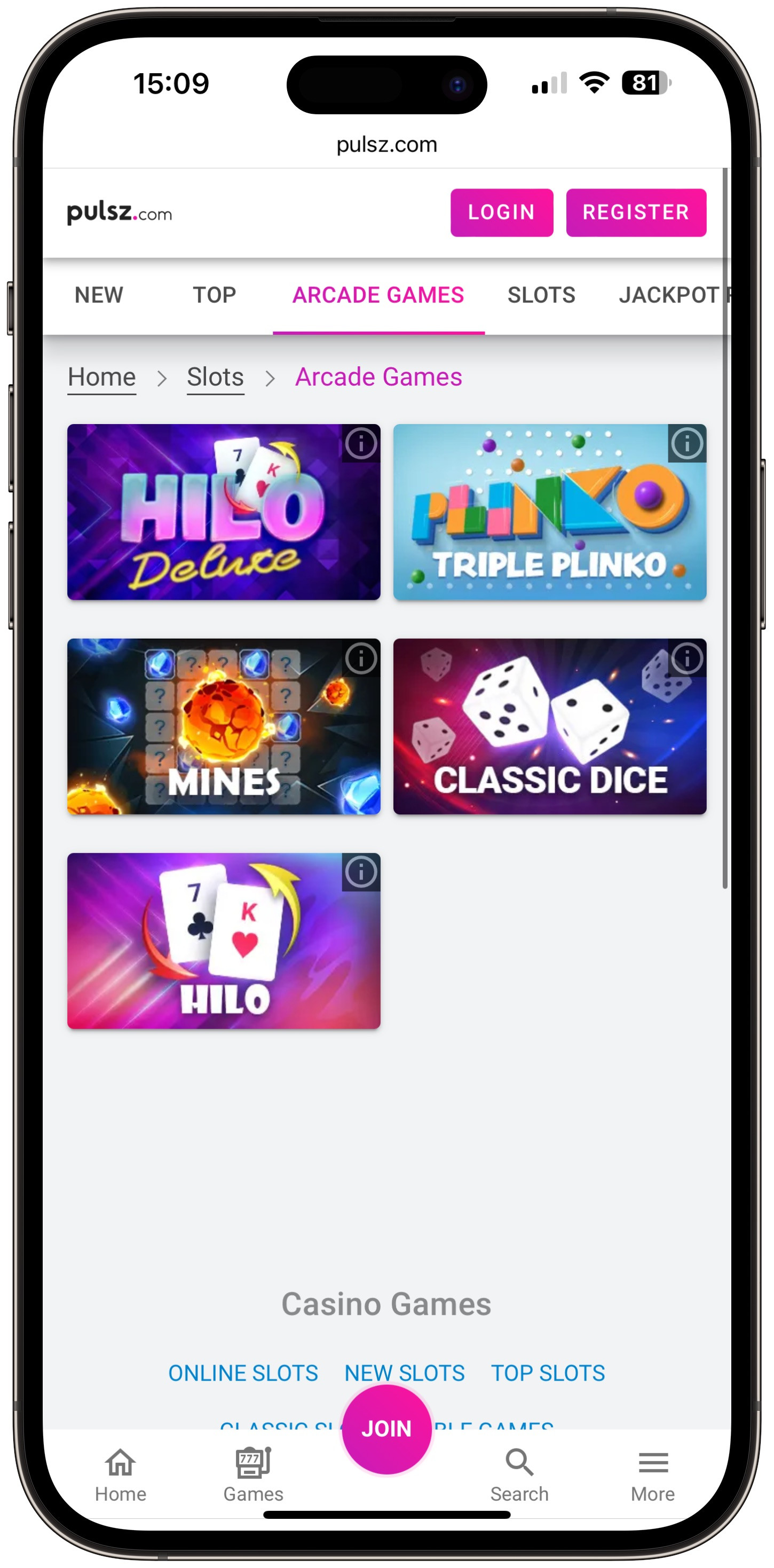 20 bet de