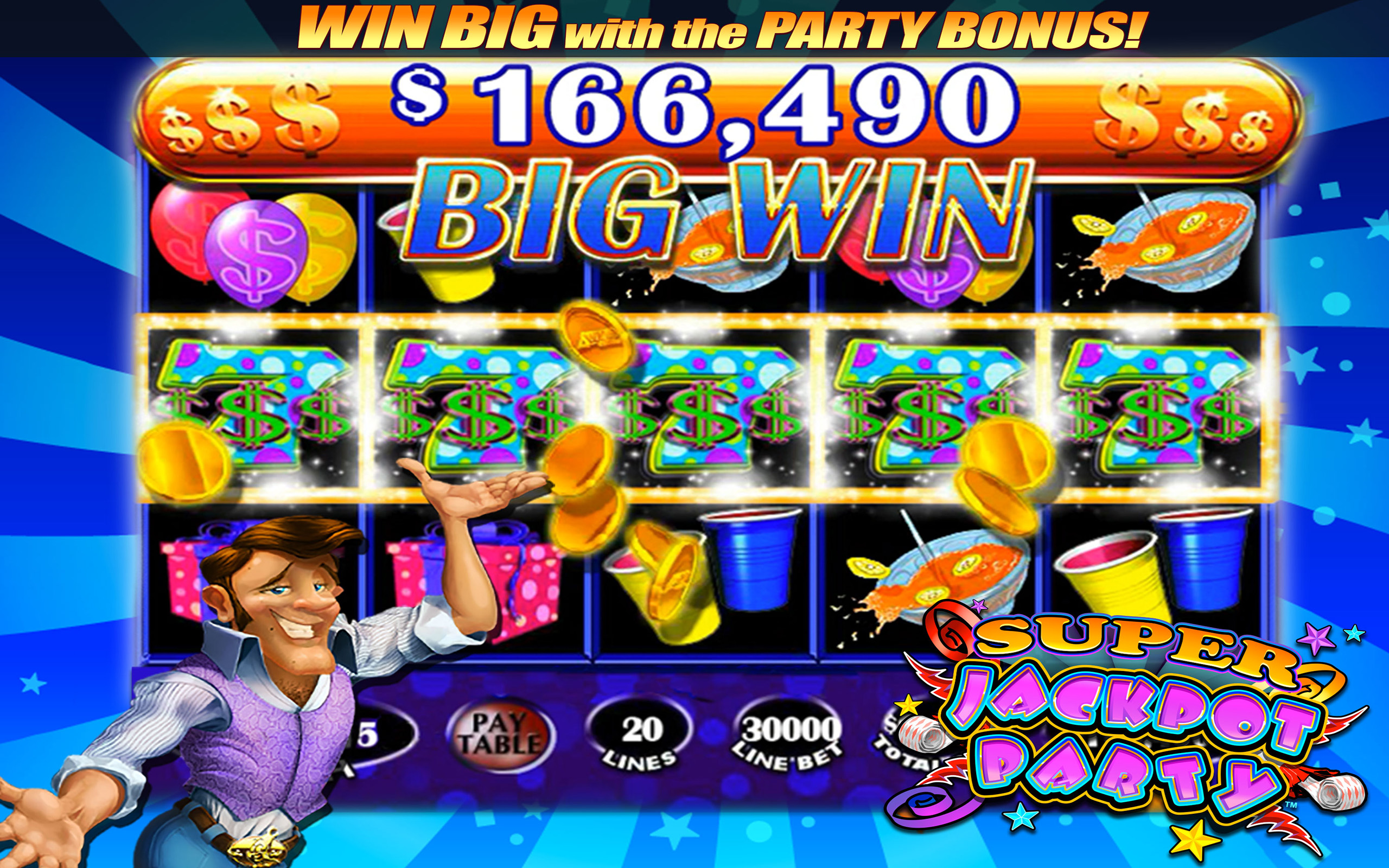 Jackpot Party Casino Slots - Free Vegas Slot Games HD : Amazon.co.uk ...