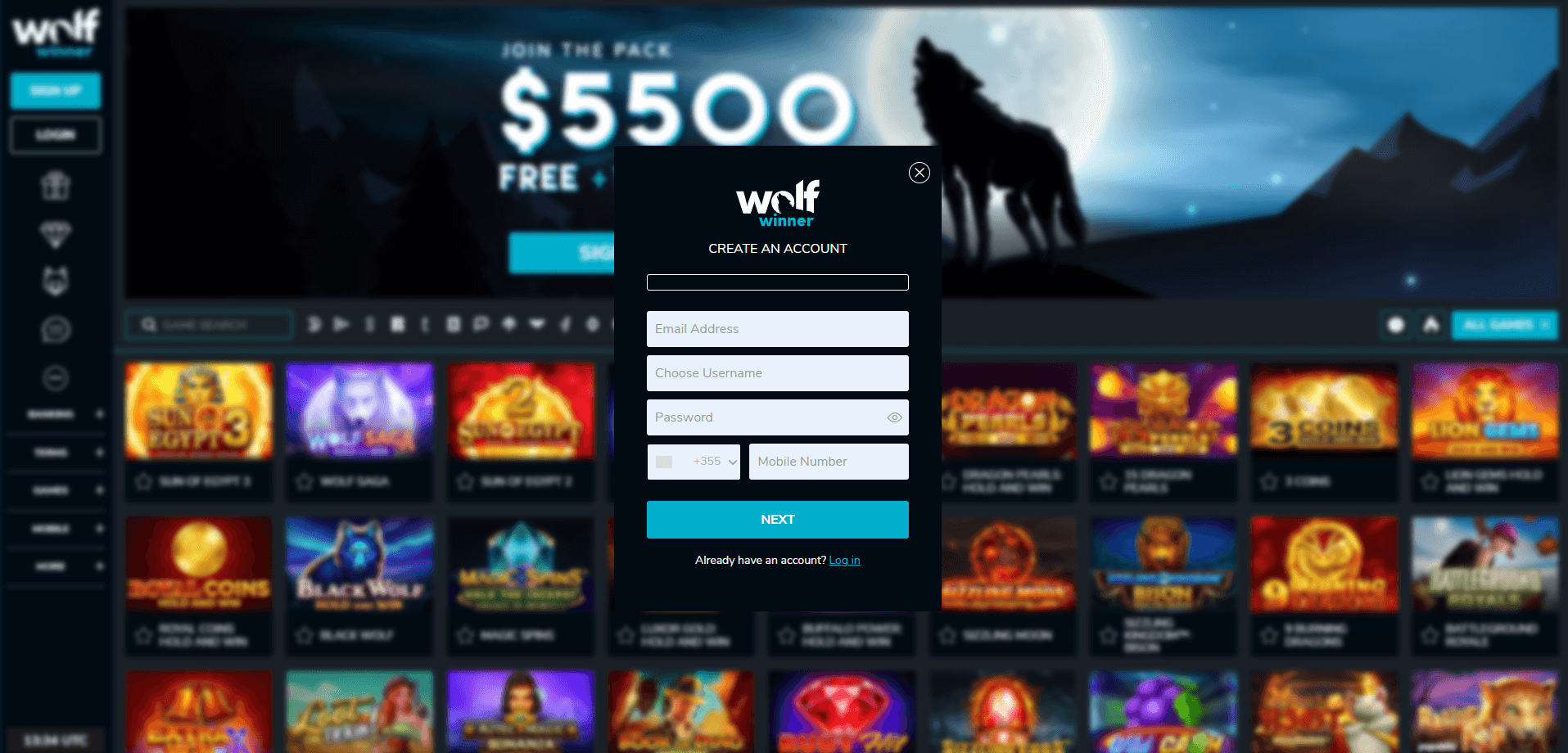 casino wingaga